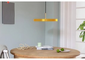 Жълта висяща лампа VITA Copenhagen Asteria, Ø 43 cm