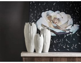 Кремава керамична висока ваза - Villa Altachiara