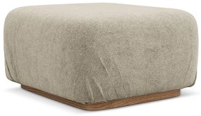 Бежова модулна табуретка от букле Ailani – Makamii