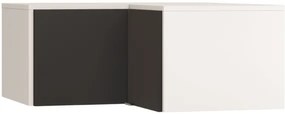 Гардероб Ъгъл Гардероб лофт Simple-White - Black