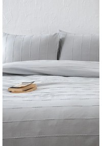 Сив памучен комплект шалте и калъфки за възглавници 210x220 cm Sedef – Mijolnir