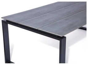 Градински комплект за хранене за 6 души със сив стол Joanna и маса Strong, 210 x 100 cm Strong &amp; Joanna - Bonami Selection