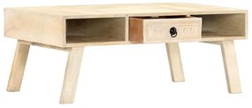 282868 vidaXL Маса за кафе, 100x60x40 см, мангово дърво масив