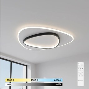 Brilagi - димируемо LED таванно осветително тяло FLARE LED/70W/230V 3000-6000K + дистанционно управление