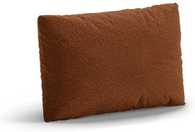 Теракотена възглавница за диван от букле Poppy – Micadoni