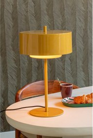 Метална настолна лампа в цвят жълта охра (височина 50 cm) Grato Anillo – Leitmotiv