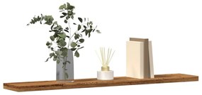 856295 vidaXL Рафтове за книги 4 бр старо дърво 60x10x1,5 см инженерно дърво