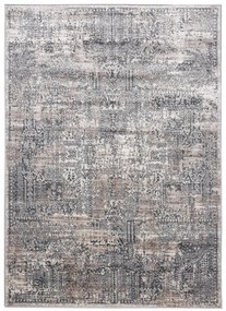 Дизайнерски модерен килим с шарка в кафяви нюанси  Ширина: 120 см | Дължина: 170 см
