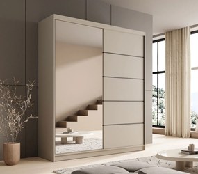 Плъзгащ се гардероб Shelvia 180-Кашмир