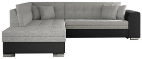 Ъглов разтегателен диван PIERTA, 260x78x207, berlin 01/soft 11, ляв