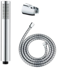 Душ-глава с маркуч в блестящо сребристо Basic Line - Wenko