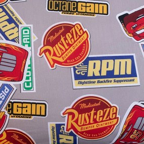 Червено единично памучно детско спално бельо 140x200 cm Cars "Legend" – Jerry Fabrics