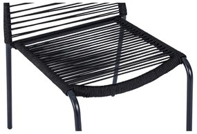 Комплект от 4 черни стола за хранене Kai и маса от естествен цвят Thor - Bonami Essentials