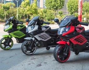 Детски електрически мотоциклет K1500 EMULATION Бял