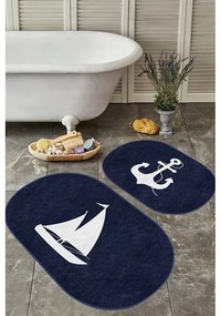 Сини килими за баня в комплект 2 бр. 60x100 cm – Mila Home