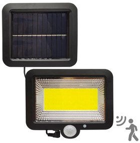 LED Соларен прожектор със сензор DUO LED/1W/3,7V 1200 mAh IP44