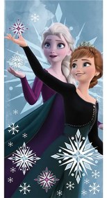 Памучна детска кърпа 70x140 cm Frozen "Snowflake" – Jerry Fabrics