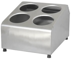 Иноксова стойка за прибори 4-ка (705904)