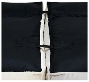 Кафяв пуф от букле Mass Open Modul 90 – SLOWDOWN