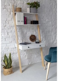 Бяла стойка с работен плот и чекмедже Leno - Ragaba