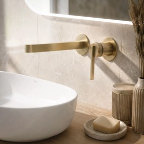Смесител за вграждане REA Grace Brush Gold