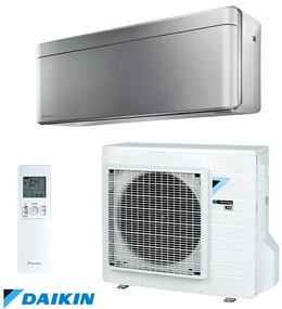 Инверторен климатик Daikin Stylish FTXA50BS/RXA50B, 18000 BTU, 36 м2, A++/A++, Wi-Fi, R-32, Сребрист