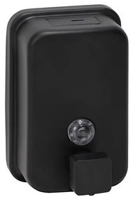 Дозатор за течен сапун 9,7 x 15 см, неръждаема стомана/черен