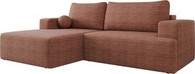 Ъглов Диван Миво-Теракота-Ляв