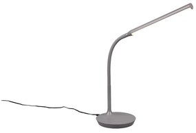 Сива настолна LED лампа (височина 38 см) Toro - Trio