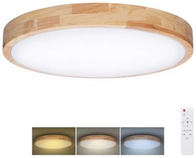 Solight WO8009 LED осветително тяло SOLID OAK 48W/230V 3000-6500K, Ø39 см+DO