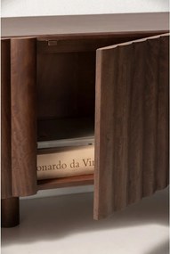 Кафява маса за телевизор от масивно манго 160x55x40 cm Tamira – MOME