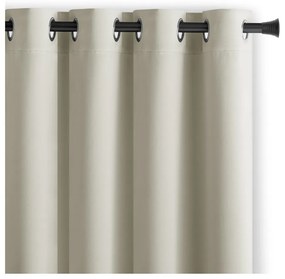 Кремаво затъмняващо перде 140x245 cm Eyelets – Restilo