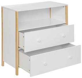 Детски шкаф Аtmosphera Kima, MDF, Бял