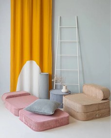 Детска възглавница за диван от рипсено кадифе в цвят мента Block – Wigiwama