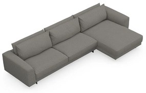 Сив променлив ъглов диван Samba - Furninova