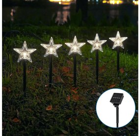 Aigostar LED соларна коледна лампа LED/0,054W/1,2V 1m IP65 студена бяла