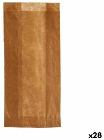 Комплект торбички за многократна употреба Компостируеми 10 x 34 cm Кафяв Tselluloos (28 броя)