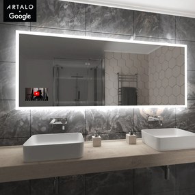 SMART огледало със светодиодно осветление M1 + SmartScreen with Google TV