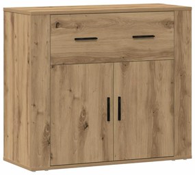 857076 vidaXL Сайдборд, дъб артизан, 80x33x70 см, инженерно дърво