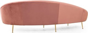 Светлорозов диван 255 cm Eses – Artie