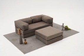 Ъглов диван Comfort Mini, цвят Сив