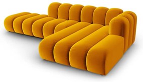 Жълт ъглов диван (десен ъгъл) Lupine – Micadoni Home