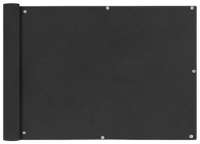 Sonata Балконски екран от оксфорд плат, 75x400 см, антрацит
