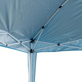 Сгъваема шатра Muhler 1006066, 3x3 м, Висока 2.4 м, Бързо разгъване POP UP, Син