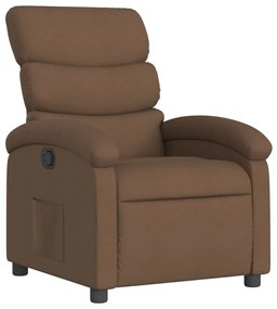 371693 vidaXL Стол наклоняем, кафяв, текстил