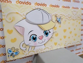 Картина на платно – Любопитно коте