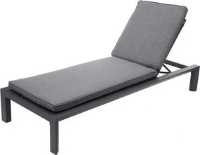 Единичен алуминиев шезлонг Hesperide Evasion, Графит