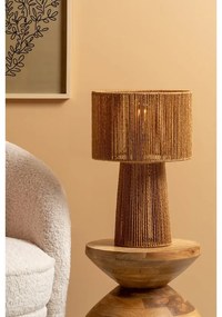 Настолна лампа в златист цвят с хартиен абажур (височина 47 cm) Forma Pin - Leitmotiv