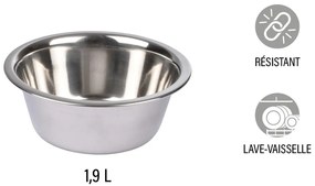 Купа за куче от неръждаема стомана ø 25 cm – Love Story