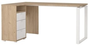 Работна маса с дъбов плот 100x150 cm Sign - Tvilum